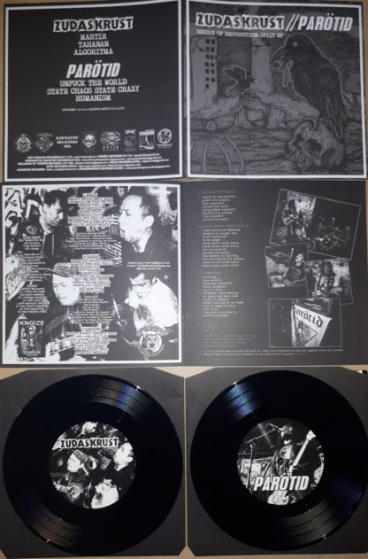 Zudas Krust / Parötid - Split 7" - Image 2
