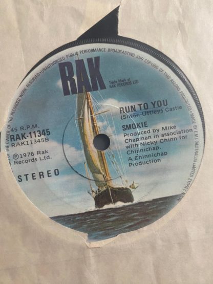 Smokie - Living Next Door To Alice / Run To You 7"